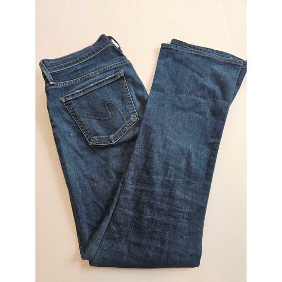 Citizens of Humanity Emmanuelle Slim Boot Jeans 29 Dark Wash Mid Rise Designer - Picture 5 of 10